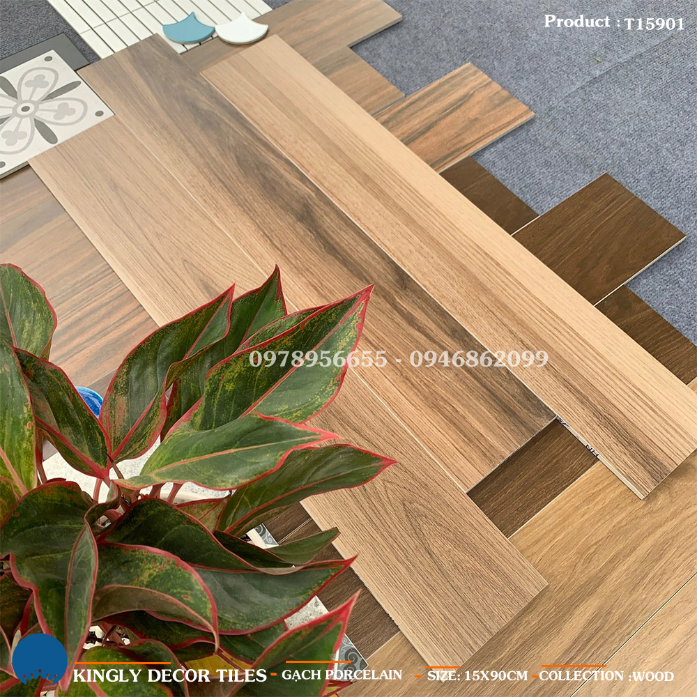 Gạch giả gỗ Trung Quốc 15x90 T15901